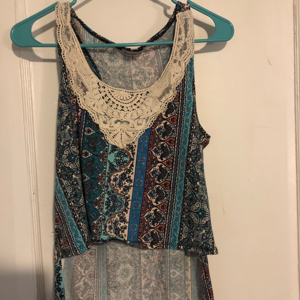 high low aztec tank